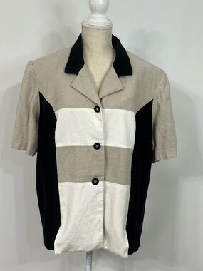 Women's "Perceptions by Irene B" - Collared Button Down - Size 2XL - EUC